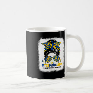 Caneca De Café T21 Mãe A Vida Mensageira Sindrome Bun Down Sindro