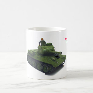 Caneca De Café T34/85 Mug soviético
