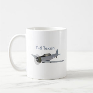 Caneca De Café T-6 Aeronave de formação de texanos