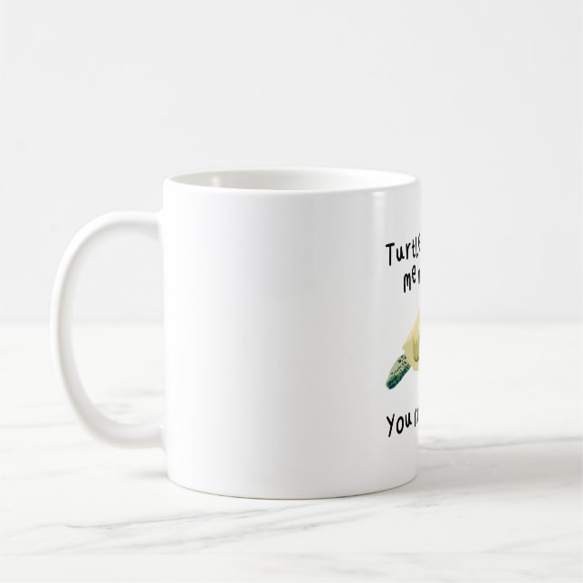 Caneca De Café T é para a Tartaruga (Esquerda)