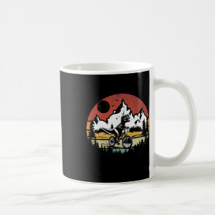 Caneca De Café T-Rex Andando de Bicicleta Ciclismo de Montanha Vi
