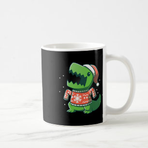 Caneca De Café T-rex de natal Dinossauro Feio Saurus