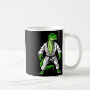 Caneca De Café T-rex Dinossaur Jiu-jitsu Judo Karate Taekwondo Ma