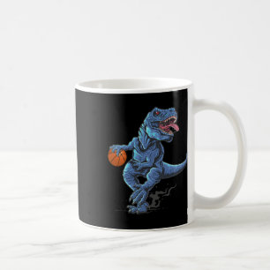 Caneca De Café T-Rex Dinossauro Engraçado Jogando Amante do Jogad
