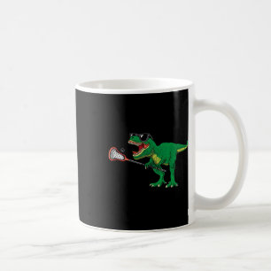 Caneca De Café T Rex Lacrosse Dinosaur Lax Engraçado Meninos Time
