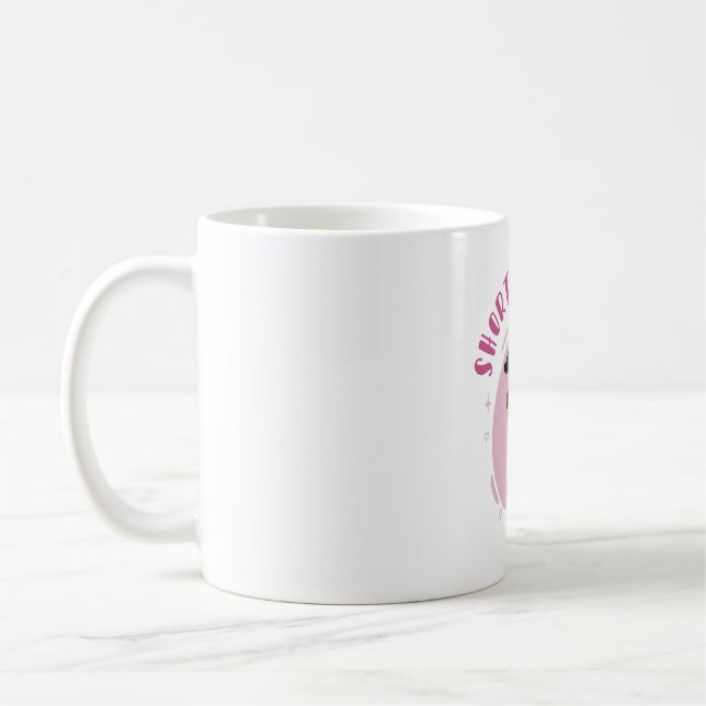 Caneca De Café T-Shirt Clássico Dachshund Curto e Sassy (Esquerda)