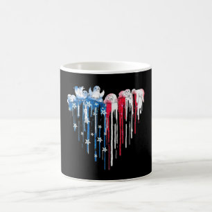 Caneca De Café T-Shirt Cute Animal Blue, De Coração Lenta