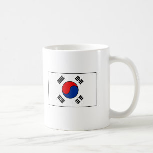 Caneca De Café T-shirt e presentes coreanos sul da bandeira