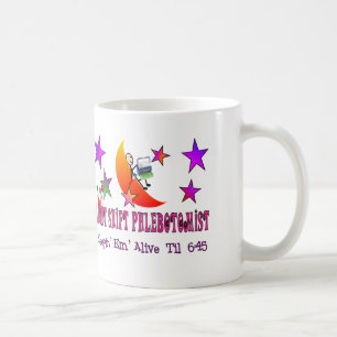Caneca De Café T-shirt e presentes de Phlebotomist do turno da