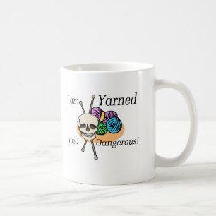 Caneca De Café T-shirt e presentes Yarned e perigosos