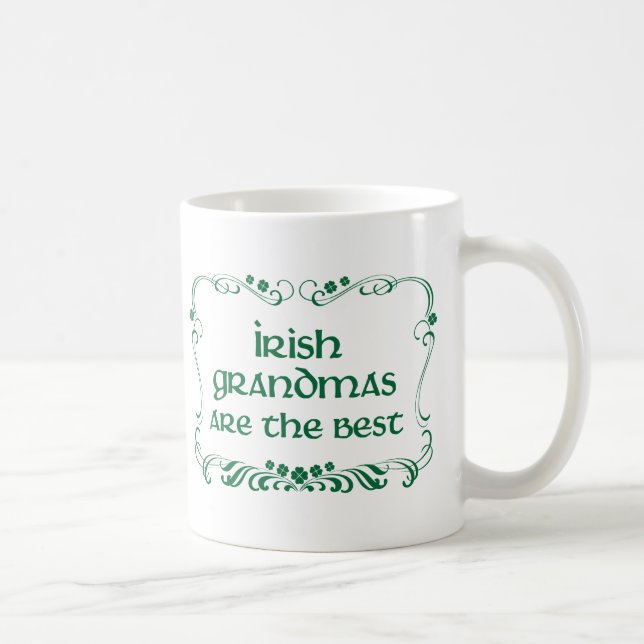 Caneca De Café T-shirt irlandês da avó (Direita)