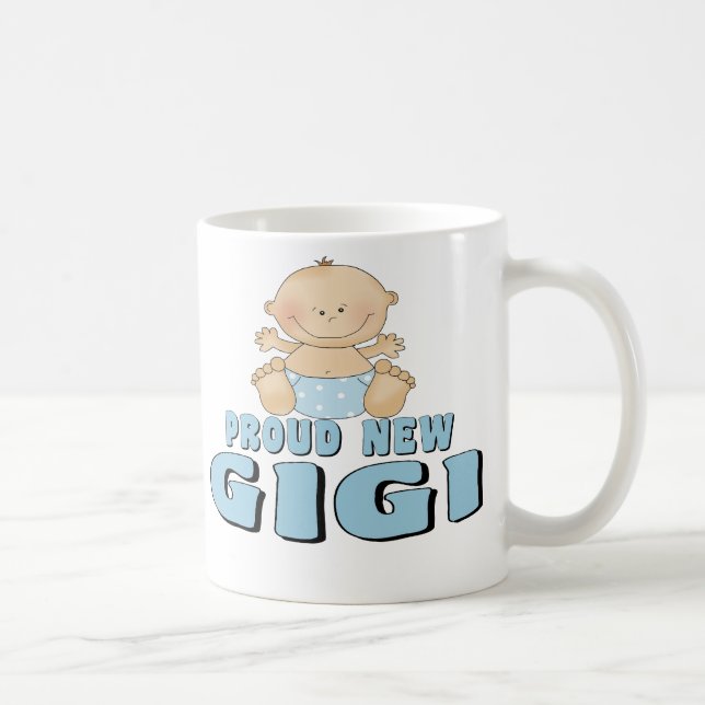 Caneca De Café T-shirt novo orgulhoso de Gigi (Direita)