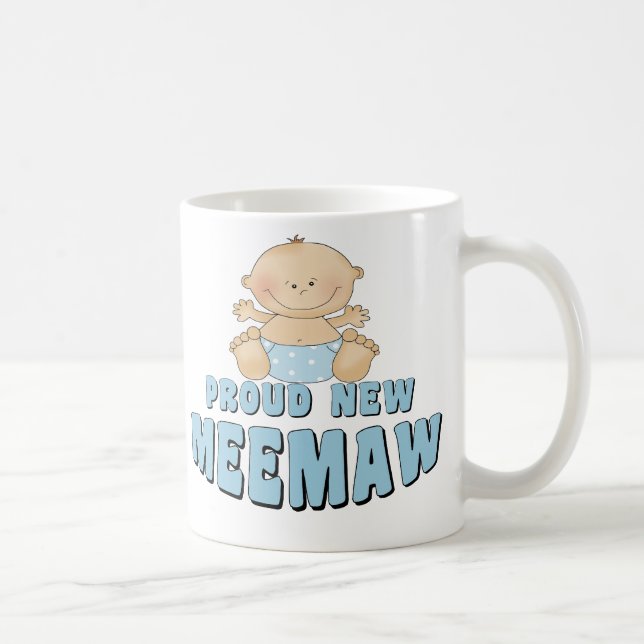 Caneca De Café T-shirt NOVO ORGULHOSO de MeeMaw (Direita)