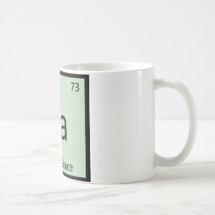 Caneca De Café Ta - Molho de Tártaro Símbolo da Tabela Periódica 