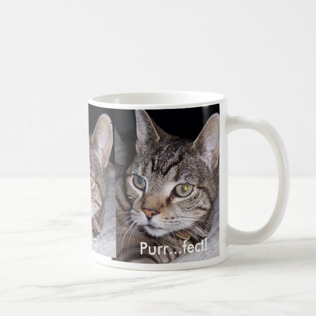 Caneca De Café Tabby Cat (Direita)