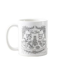 Tabby Cat Tea Time Party Mug