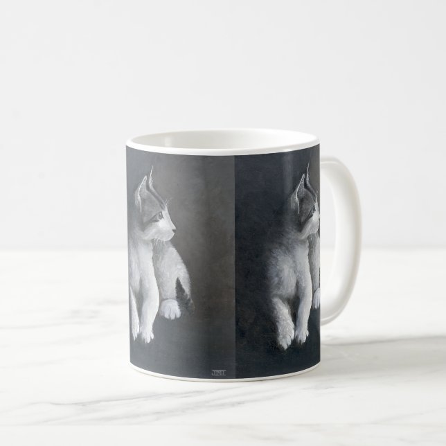 Caneca De Café Tabby Kitten (Frente Esquerda)