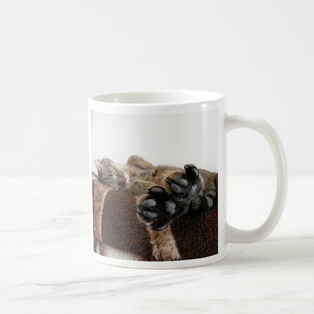 Caneca De Café Tabby Toes Mug (Direita)