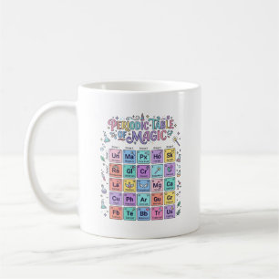 Caneca De Café Tabela Periódica de Magia do Unicórnio Presente Fo