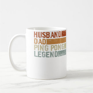 Caneca De Café Table Tennis Player Husband Dad Father Ping Pong P