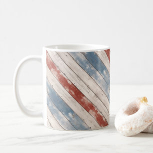 Caneca De Café Tábua de Madeira Rústica Americana