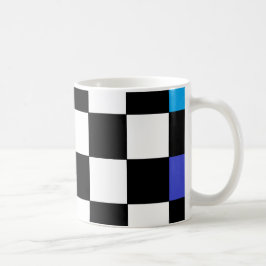 Caneca De Café Tabuleiro de damas CricketDiane do arco-íris