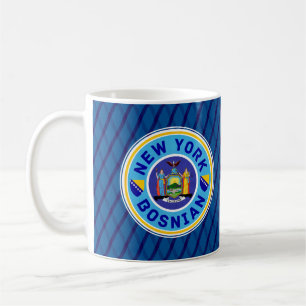 Caneca De Café Taça Bósnio-Americana do Café de Nova Iorque