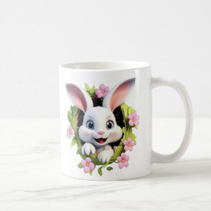 Caneca De Café Taça Bunny Bliss Encantadora