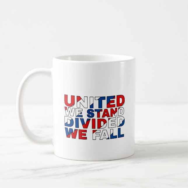 Caneca De Café Taça Café: Unidos Nós Defendemos (Esquerda)
