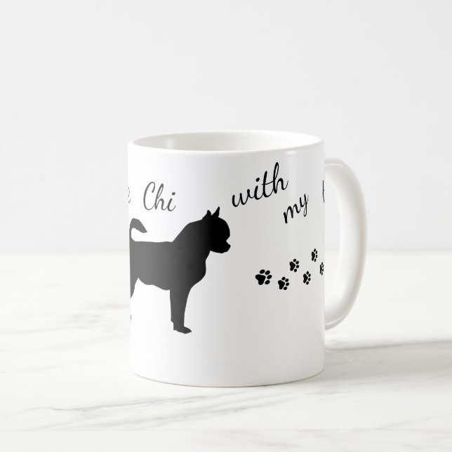Caneca De Café Taça Chihuahua Mug (Frente Esquerda)