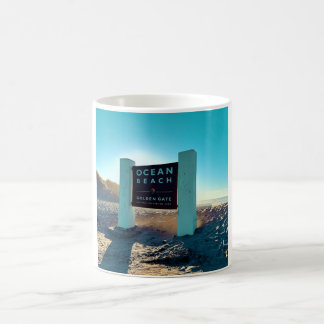 Caneca De Café Taça da Praia do Oceano de São Francisco