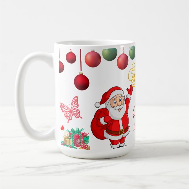 Caneca De Café Taca de Ano Novo com os Melhores Desejos (Esquerda)