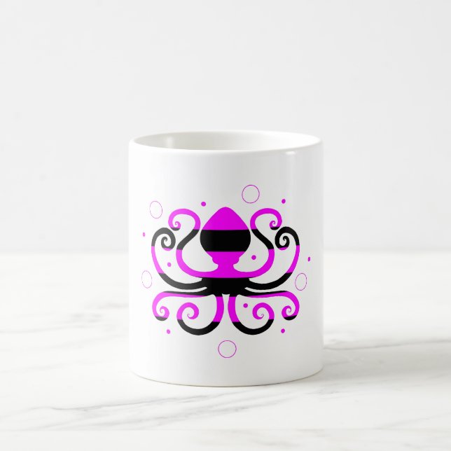 Caneca De Café Taça de Café de Octopus em Fita (Centro)
