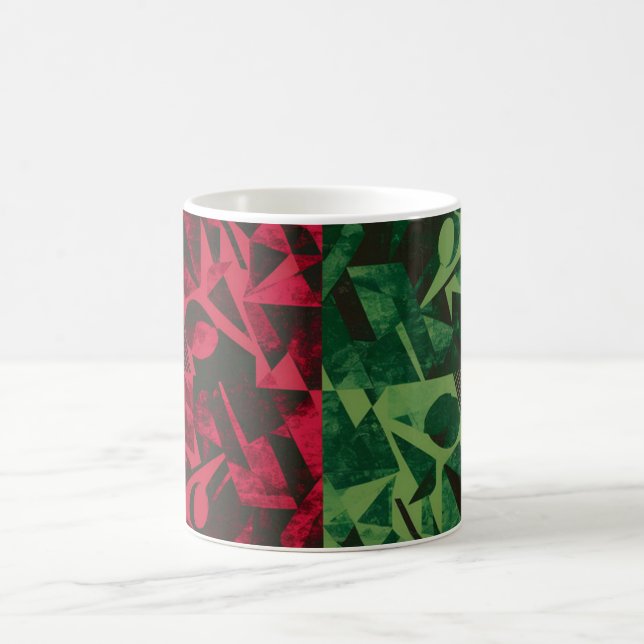 Caneca De Café Taça de Café Vermelho e Verde (Centro)