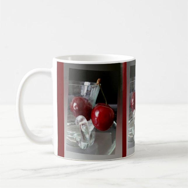 Caneca De Café Taça de cerejas (Esquerda)