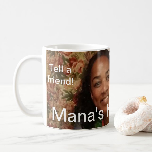 Caneca De Café Taça de cozinha da Mana (Com Donut)