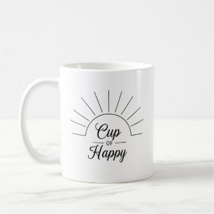 Caneca De Café Taça de Happy: Víbias de Verão e incentivo para el