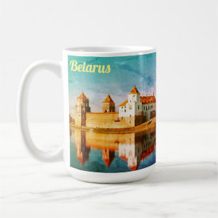 Caneca De Café Taça de Mug da Arquitetura do Castelo de Belarus M