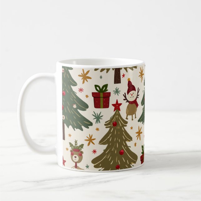 Caneca De Café Taça de Mug de Árvore de Natal (Esquerda)