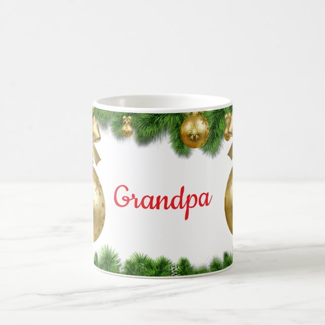 Caneca De Café Taca de Natal do Vovô (Centro)