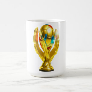 Caneca De Café Taça de Ouro Campeão Mundial de Futebol PNG