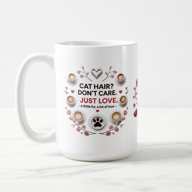Caneca De Café Taça de Patilha de Gato Negra (Esquerda)