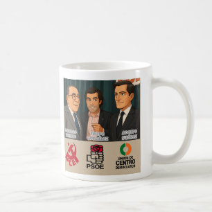 Caneca De Café Taça de Santiago Carrillo e a Transição