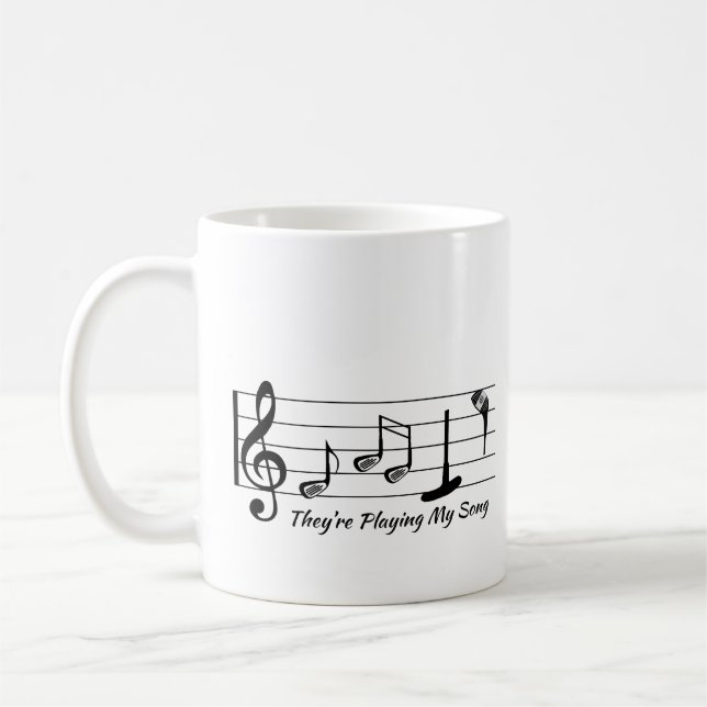 Caneca De Café Taça do Café: Golfe (Esquerda)