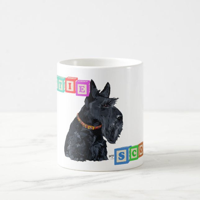 Caneca De Café Taça do Terrier Escocês (Centro)