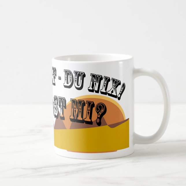 Caneca De Café Taça Indianerhäuptling motivo: J chefe - Tu nada! (Direita)