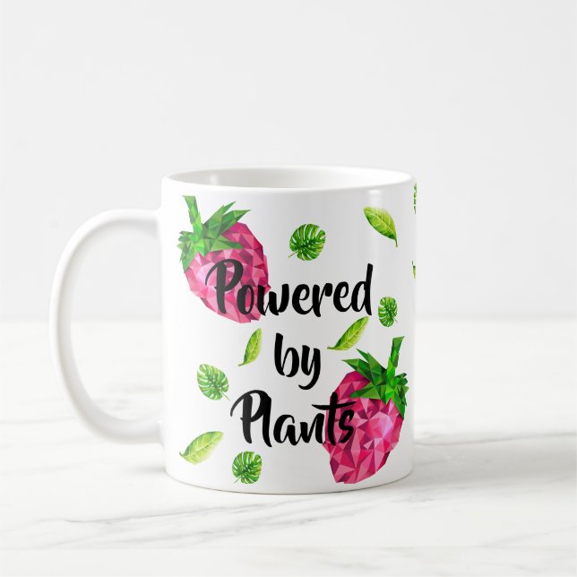 Caneca De Café Taça para Veganer - powered by plants (Esquerda)