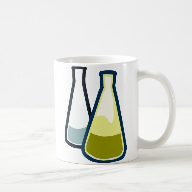 Caneca De Café Taças da química (Direita)