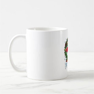 Caneca De Café Taças de Vinho Tinto de Natal Coroa de Azevinho Ho