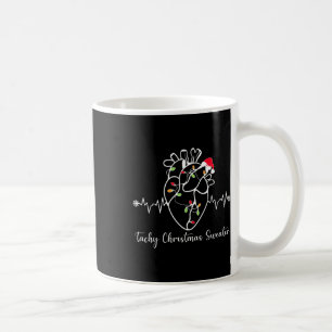 Caneca De Café Tachy Christmas Sweater Anatomy Heart Cardiac Nurs